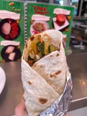 Vegan burrito  at Vege Fast Food in Split