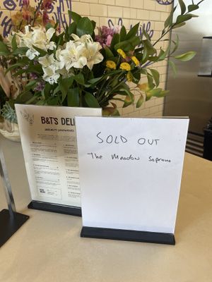   at B&T's Deli in Santa Monica