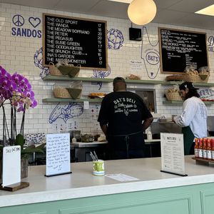   at B&T's Deli in Santa Monica