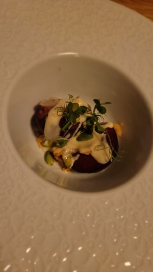 Pflaumen mit Marzipan  at Unterfreunden in Luebeck