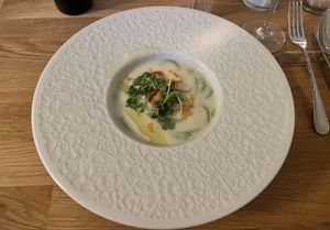 Spargelsuppe  at Unterfreunden in Luebeck
