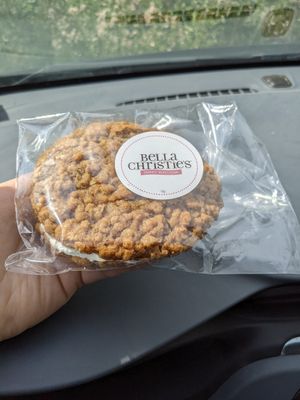 Vegan oatmeal cream pie at Bella Christie's Sweet Boutique in Pittsburgh