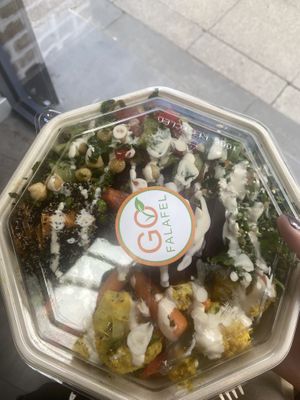   at Go Falafel - Piccadilly Gardens in Manchester