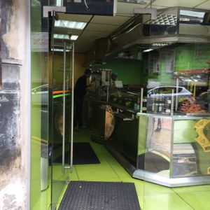 looking in  at Go Falafel - Piccadilly Gardens in Manchester