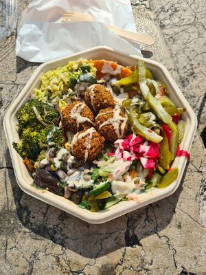  at Go Falafel - Piccadilly Gardens in Manchester