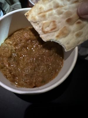 Zaalouk. It’s better than it looks here, promise!  at Tajine Xpress - Taste of Home in Orlando