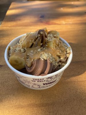 Chocolate frozen yoghurt   at YOMG - Frankston in Frankston
