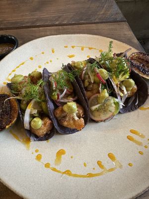 Plant based tacos   at LONGEVITY f*cking good food! in Bogota