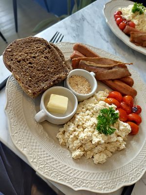 Scrambled Tofu at Poldi and Marti Eatery Club in Koh Samui