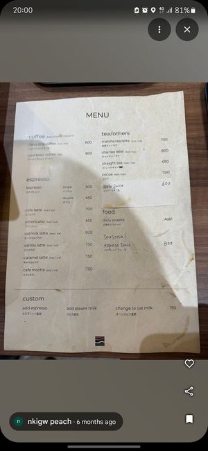  at Slow Rush Coffee in Kamakura