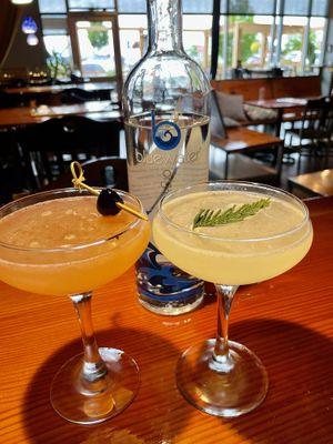 Old Man and the Sea & Cedar Gimlet  at Bluewater Distilling in Everett