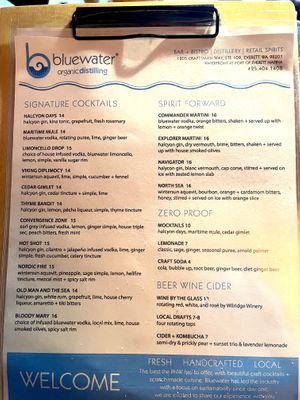 Drinks   at Bluewater Distilling in Everett
