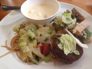 Lunch set at La Fourchette in Kyoto