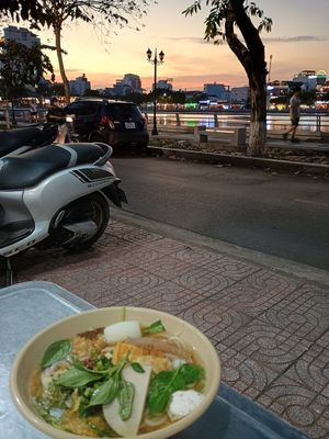 Dinner at Bún Chay An Lac in Can Tho