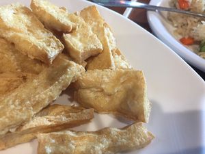Side of Crispy Tofu at Mekong Vietnamese Restaurant in Sandusky