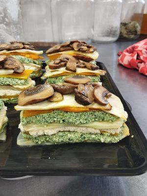 Millefeuille de légumes at L'Univers de Maryan in Seraing