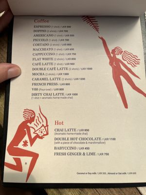 Menu November 2024 - 4  at Wild and the Sage in Unawatuna