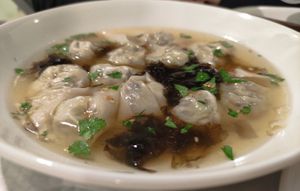 Sopa won-ton 😋 at Tian Jie in Nazare