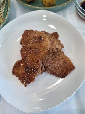 Soy meat at Tian Jie in Nazare