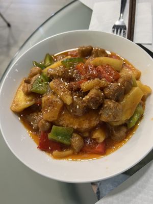 Sweet and sour   at Tian Jie in Nazare