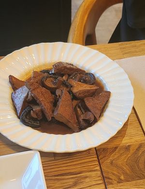 Tofu and shiitake at Lao Lao - Barnhusgatan in Stockholm