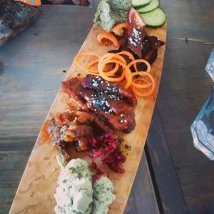 Cheeseboard at enVie A Vegan Kitchen in Halifax