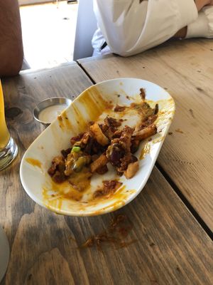 Tried to take a pic of the chili cheeze fries but everyone ate it so fast! So good!! at enVie A Vegan Kitchen in Halifax