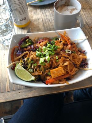 Pad Thai. So yummy!!! at enVie A Vegan Kitchen in Halifax