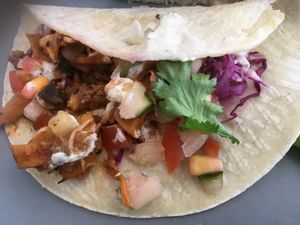 Tacos at enVie A Vegan Kitchen in Halifax