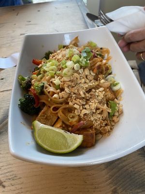 Pad thaï   at enVie A Vegan Kitchen in Halifax