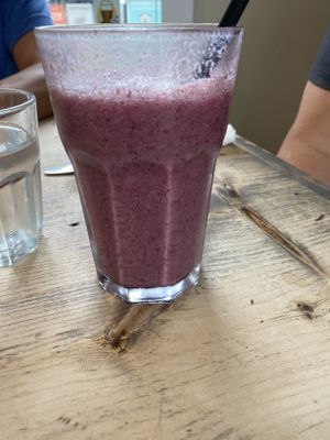 True blue smoothie   at enVie A Vegan Kitchen in Halifax