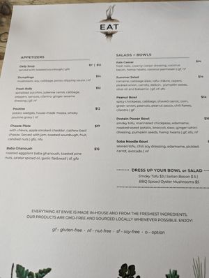  at enVie A Vegan Kitchen in Halifax