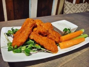 Buffalo Wings at enVie A Vegan Kitchen in Halifax