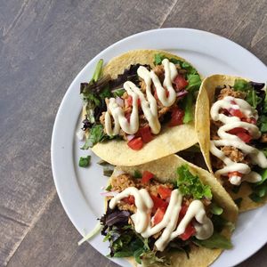 Tacos at enVie A Vegan Kitchen in Halifax