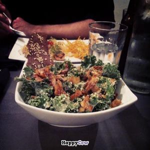 Kale Caesar salad at enVie A Vegan Kitchen in Halifax