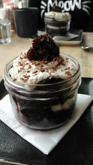 Black Forrest cake at enVie A Vegan Kitchen in Halifax