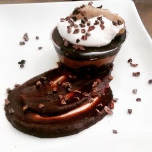 Chocolate peanut butter cup at enVie A Vegan Kitchen in Halifax
