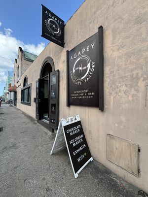   at Agapey Chocolate Factory Tours & Shop in Bridgetown