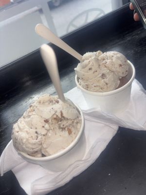 Almond with chocolate underneath   at Agapey Chocolate Factory Tours & Shop in Bridgetown