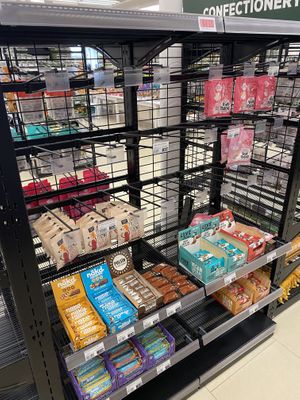 Sweets and chocolate bars  at The Plantbase Store at Longdan Oriental Supermarket in Maidstone