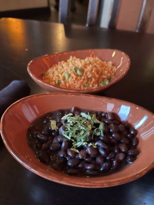 Rice  and beans ($7)  at Tamayo in Denver