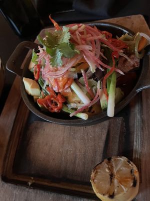 Grilled veggies  at Tamayo in Denver