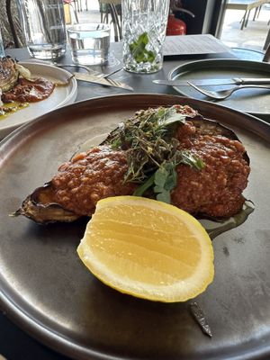 Eggplantt  at Nick O'leary Wines in Wallaroo