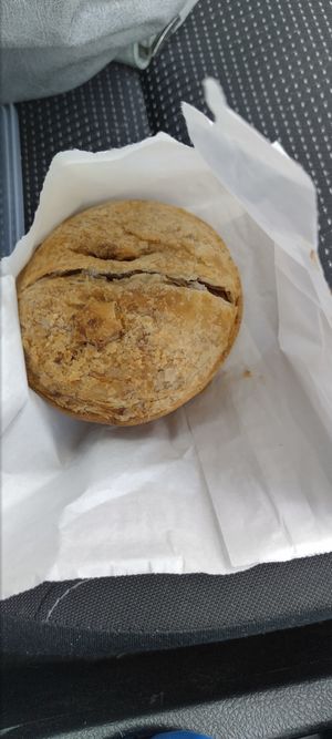 Vegan ratatouille pie. at The Mushroom in Balingup