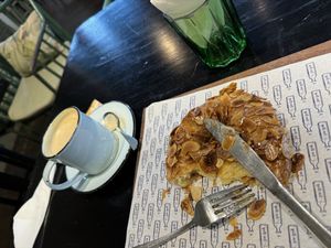 Coffee & almond pastry   at Nairobi Street Kitchen in Nairobi