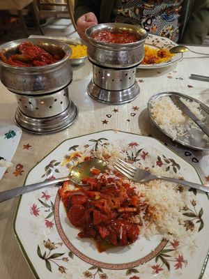 Vegetable balti at Punjabi Curry in Calpe