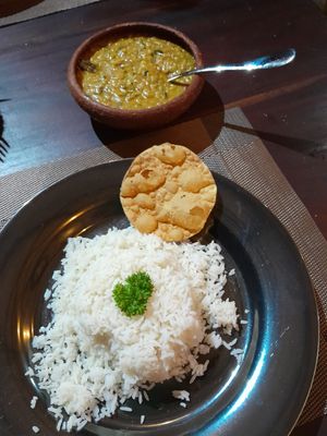 Best Dahl ever at Sea Waves Restaurant & Cooking Classes in Unawatuna