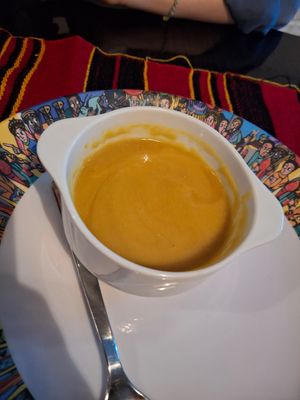 The soup, tasty at Habeshawi in Poznan