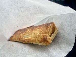 Sausage roll   at Little Audrey's Plant Based Mobile Cafe in Inverness
