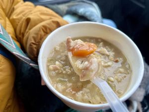 Scotch broth   at Little Audrey's Plant Based Mobile Cafe in Inverness